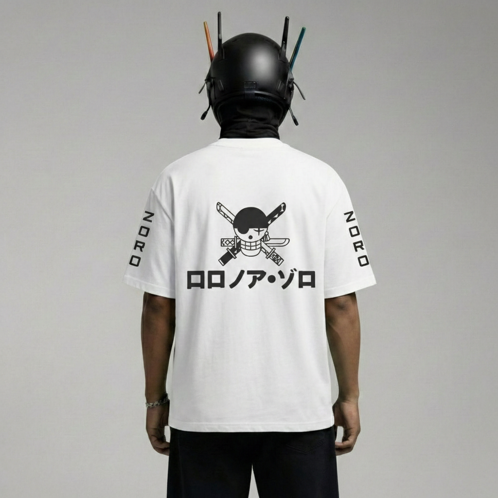 Pirate Hunter — Three Sword Style | Oversized Street Tee