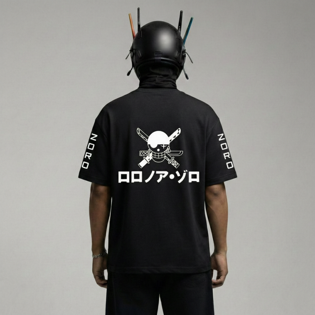 Pirate Hunter — Three Sword Style | Oversized Street Tee