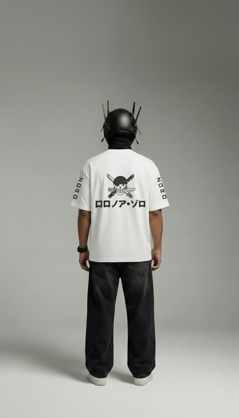 Pirate Hunter — Three Sword Style | Oversized Street Tee