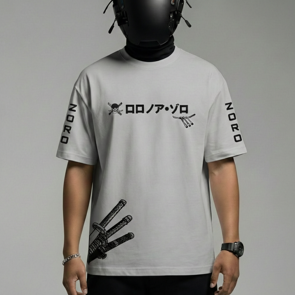 Pirate Hunter — Three Sword Style | Oversized Street Tee