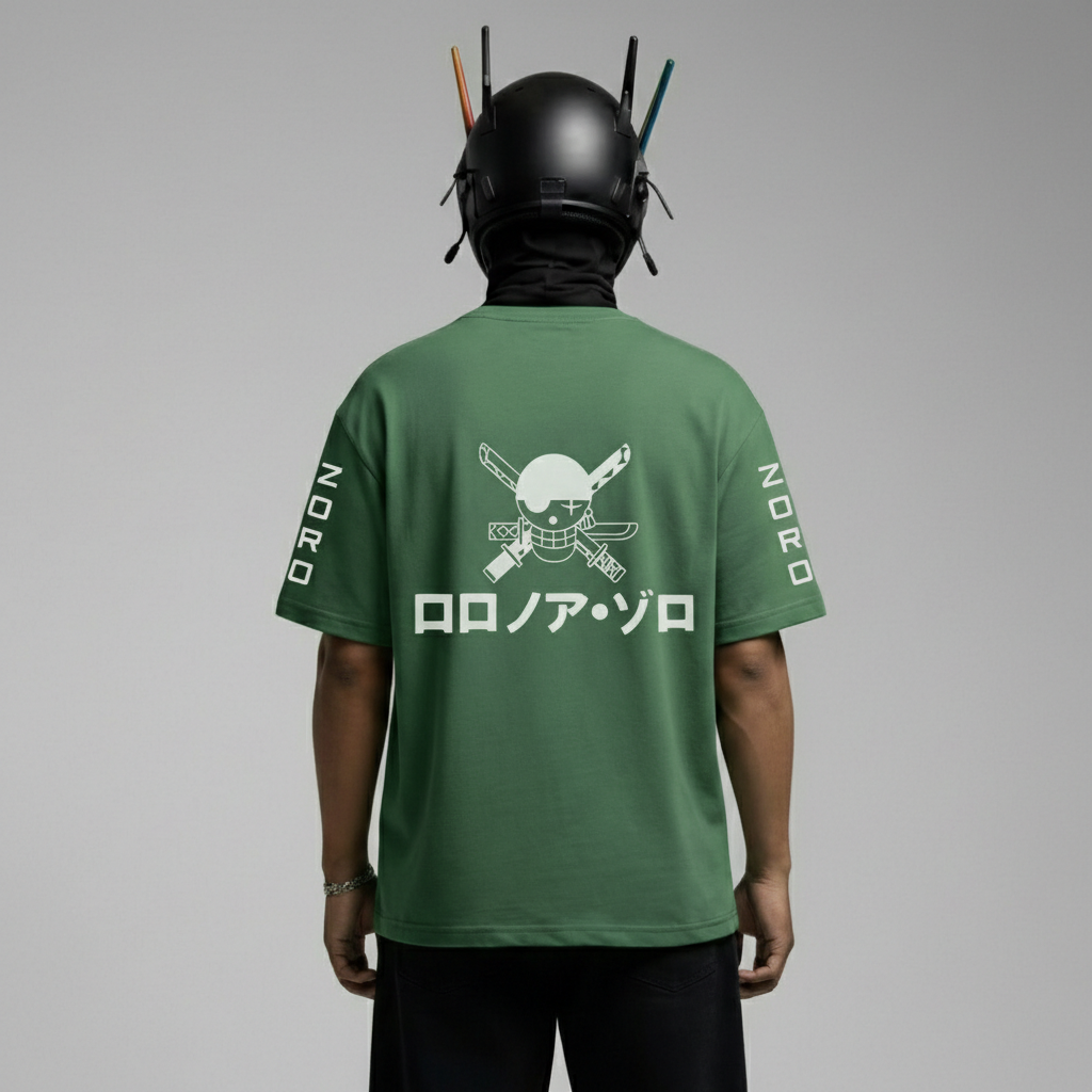 Pirate Hunter — Three Sword Style | Oversized Street Tee