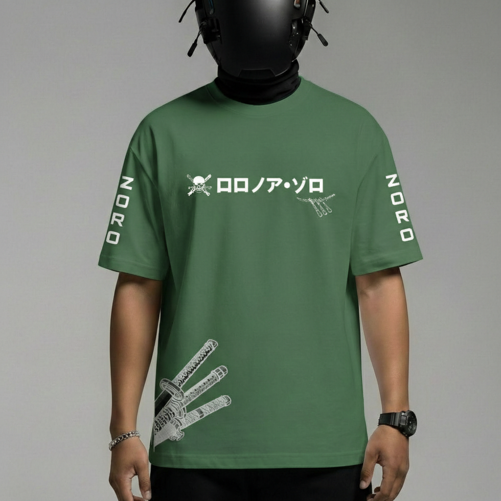 Pirate Hunter — Three Sword Style | Oversized Street Tee
