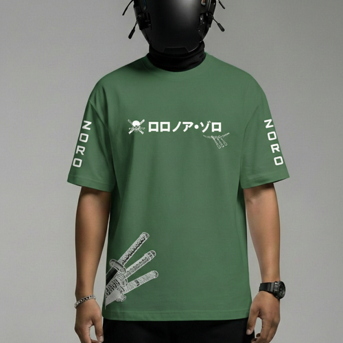 Pirate Hunter — Three Sword Style | Oversized Street Tee